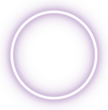 Purple Neon Circle 
